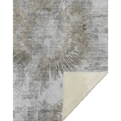 Premium Machine Washable ASB773 Taupe 50" x 70" Sherpa Throw Blanket