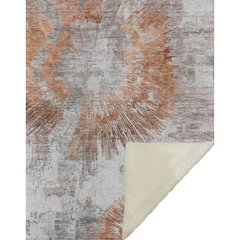 Premium Machine Washable ASB773 Terracotta 50" x 70" Sherpa Throw Blanket