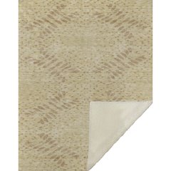 Premium Machine Washable ASB778 Gold 50" x 70" Sherpa Throw Blanket