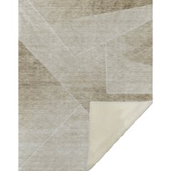 Premium Machine Washable ASB779 Beige 50" x 70" Sherpa Throw Blanket