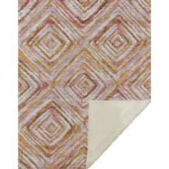 Premium Machine Washable ASB780 Orange 50" x 70" Sherpa Throw Blanket