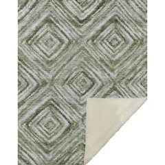 Premium Machine Washable ASB781 Aloe 50" x 70" Sherpa Throw Blanket