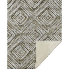 Premium Machine Washable ASB781 Brown 50" x 70" Sherpa Throw Blanket