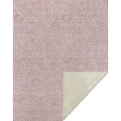 Premium Machine Washable ASB782 Pink 50" x 70" Sherpa Throw Blanket