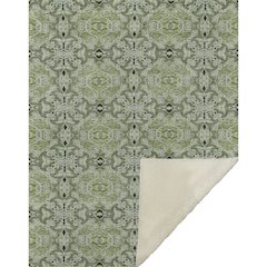 Premium Machine Washable ASB783 Aloe 50" x 70" Sherpa Throw Blanket