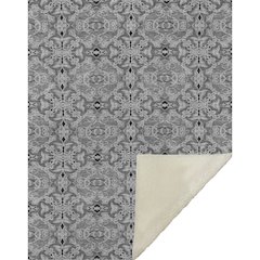 Premium Machine Washable ASB783 Gray 50" x 70" Sherpa Throw Blanket