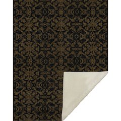 Premium Machine Washable ASB785 Brown 50" x 70" Sherpa Throw Blanket