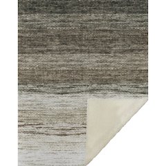 Premium Machine Washable ASB786 Brown 50" x 70" Sherpa Throw Blanket
