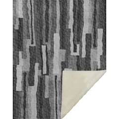 Premium Machine Washable ASB78 Shadow 50" x 70" Sherpa Throw Blanket