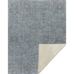 Premium Machine Washable ASB790 Teal 50" x 70" Sherpa Throw Blanket