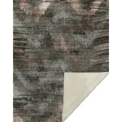 Premium Machine Washable ASB792 Brown 50" x 70" Sherpa Throw Blanket
