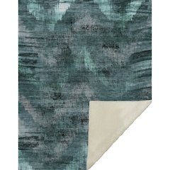 Premium Machine Washable ASB792 Fern 50" x 70" Sherpa Throw Blanket