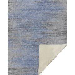 Premium Machine Washable ASB793 Blue 50" x 70" Sherpa Throw Blanket