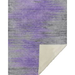 Premium Machine Washable ASB793 Purple 50" x 70" Sherpa Throw Blanket