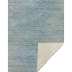 Premium Machine Washable ASB794 Aqua 50" x 70" Sherpa Throw Blanket