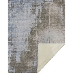 Premium Machine Washable ASB795 Brown 50" x 70" Sherpa Throw Blanket