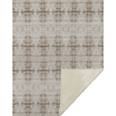 Premium Machine Washable ASB799 Beige 50" x 70" Sherpa Throw Blanket