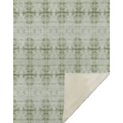 Premium Machine Washable ASB799 Sage 50" x 70" Sherpa Throw Blanket
