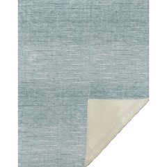 Premium Machine Washable ASB800 Aqua 50" x 70" Sherpa Throw Blanket