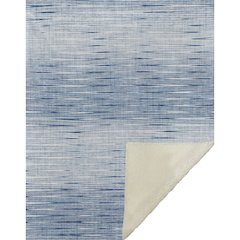 Premium Machine Washable ASB800 Blue 50" x 70" Sherpa Throw Blanket