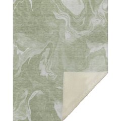 Premium Machine Washable ASB802 Aloe 50" x 70" Sherpa Throw Blanket