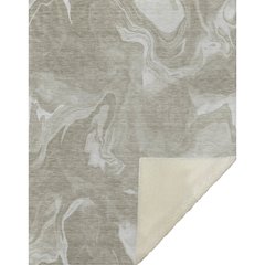 Premium Machine Washable ASB802 Taupe 50" x 70" Sherpa Throw Blanket