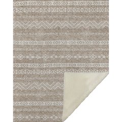Premium Machine Washable ASB803 Brown 50" x 70" Sherpa Throw Blanket