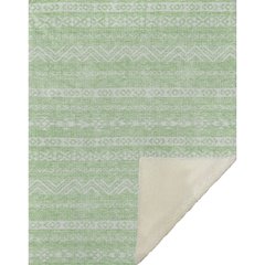 Premium Machine Washable ASB803 Lime 50" x 70" Sherpa Throw Blanket
