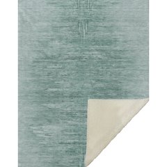 Premium Machine Washable ASB806 Aqua 50" x 70" Sherpa Throw Blanket