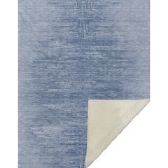 Premium Machine Washable ASB806 Blue 50" x 70" Sherpa Throw Blanket