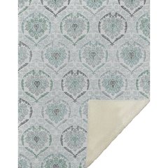 Premium Machine Washable ASB808 Teal 50" x 70" Sherpa Throw Blanket