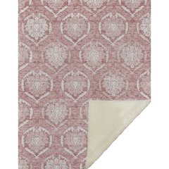 Premium Machine Washable ASB810 Pink 50" x 70" Sherpa Throw Blanket