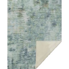Premium Machine Washable ASB813 Teal 50" x 70" Sherpa Throw Blanket