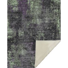 Premium Machine Washable ASB815 Granite 50" x 70" Sherpa Throw Blanket