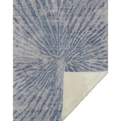 Premium Machine Washable ASB818 Blue 50" x 70" Sherpa Throw Blanket