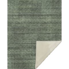 Premium Machine Washable ASB820 Olive 50" x 70" Sherpa Throw Blanket