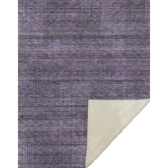 Premium Machine Washable ASB820 Plum 50" x 70" Sherpa Throw Blanket