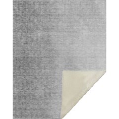 Premium Machine Washable ASB822 Gray 50" x 70" Sherpa Throw Blanket