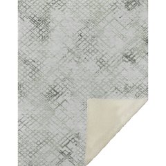 Premium Machine Washable ASB824 Green 50" x 70" Sherpa Throw Blanket