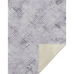 Premium Machine Washable ASB824 Purple 50" x 70" Sherpa Throw Blanket