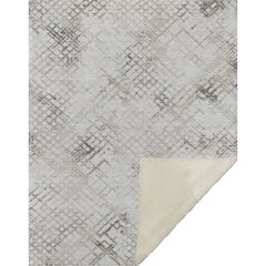 Premium Machine Washable ASB824 Taupe 50" x 70" Sherpa Throw Blanket