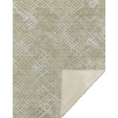 Premium Machine Washable ASB825 Beige 50" x 70" Sherpa Throw Blanket