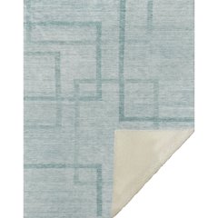 Premium Machine Washable ASB827 Teal 50" x 70" Sherpa Throw Blanket