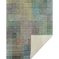 Premium Machine Washable ASB828 Green 50" x 70" Sherpa Throw Blanket