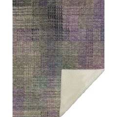 Premium Machine Washable ASB828 Plum 50" x 70" Sherpa Throw Blanket