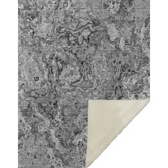 Premium Machine Washable ASB829 Gray 50" x 70" Sherpa Throw Blanket