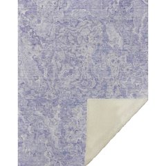 Premium Machine Washable ASB829 Plum 50" x 70" Sherpa Throw Blanket