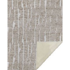 Premium Machine Washable ASB830 Brown 50" x 70" Sherpa Throw Blanket