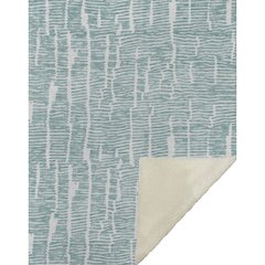 Premium Machine Washable ASB830 Teal 50" x 70" Sherpa Throw Blanket