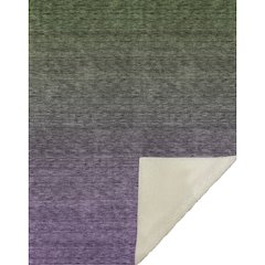 Premium Machine Washable ASB833 Purple 50" x 70" Sherpa Throw Blanket